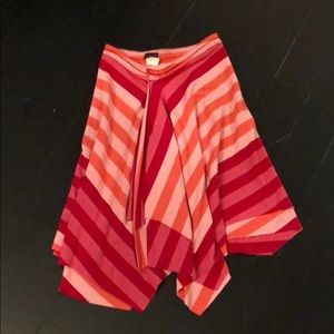 Very flattering multicolored pink and orange skirt